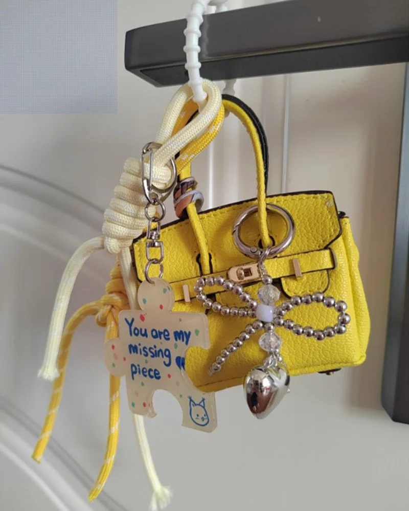 New Complicated Bag Charms Braid Rope Pendant Versatile Bag Pendants Hanging Ropes for Bag Key Handbags Charms Accessories
New Complicated Bag Charms Braid Rope Pendant Versatile Bag Pendants Hanging Ropes for Bag Key Handbags Charms Accessories 