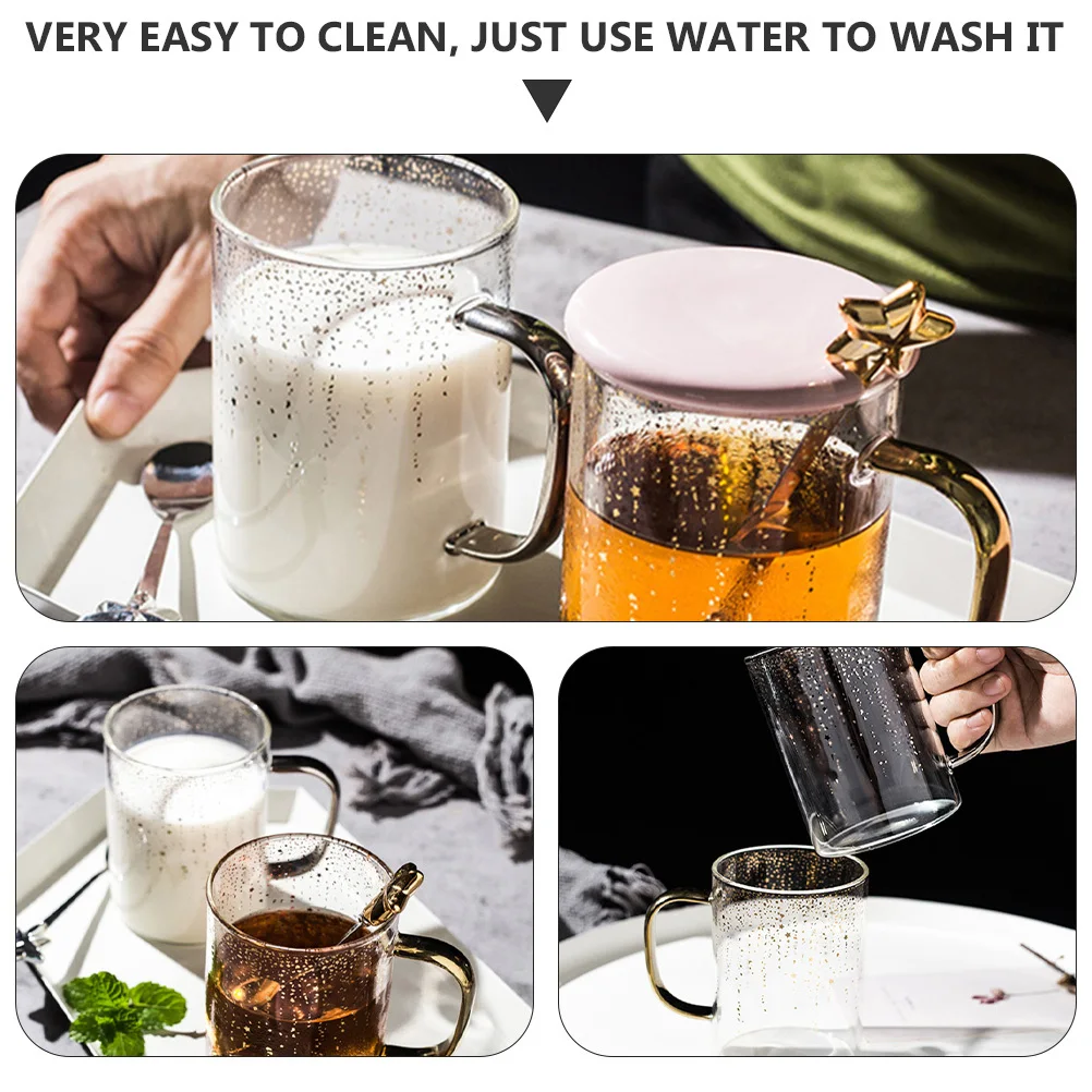 1Set Star Glass Cup Pink Coffee Mug Tea Drinking Glass Lid Spoon Easy Clean Gift Coffee Cup Water Drinking Cups 
1Set Star Glass Cup Pink Coffee Mug Tea Drinking Glass Lid Spoon Easy Clean Gift Coffee Cup Water Drinking Cups