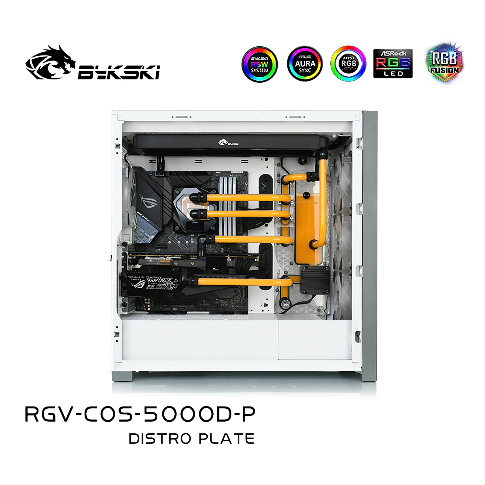 Bykski Distro Plate Water Cooling Kit for CORSAIR 5000D Chassis Case CPU GPU RGV-COS-5000D-P
Bykski Distro Plate Water Cooling Kit for CORSAIR 5000D Chassis Case CPU GPU RGV-COS-5000D-P