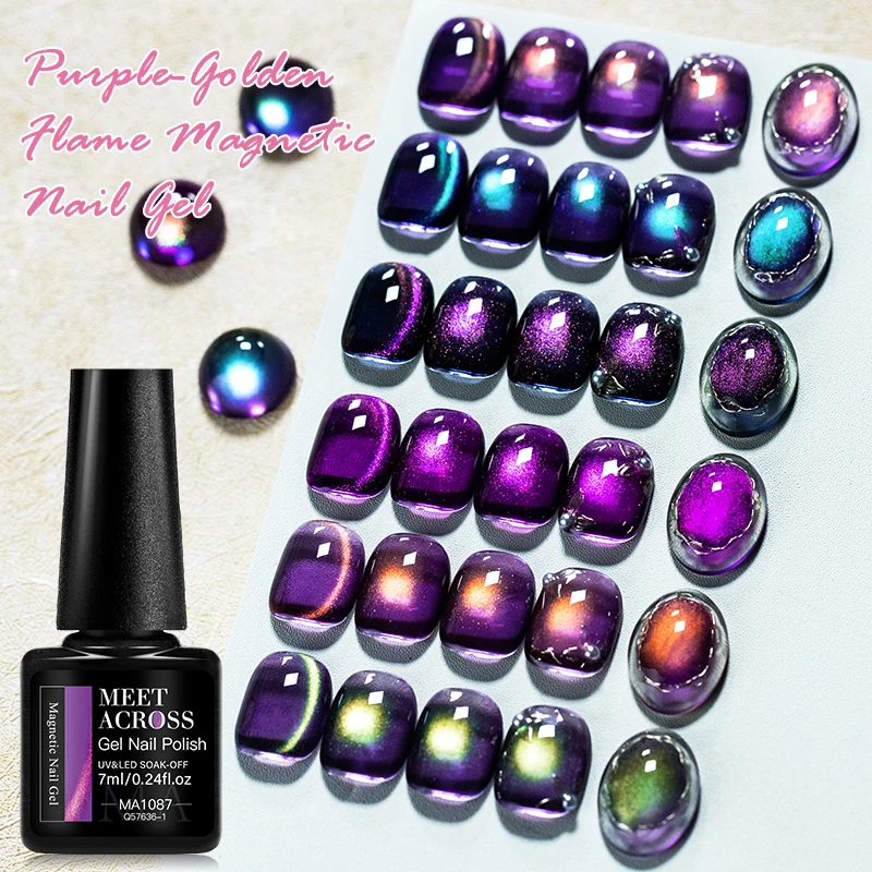 1pc 7ml Purple Gilden Cat Magnetic Gel Nail Polish Easy to Apply Long Lasting Salon Quality Nail Supplies Gel Varnish Manicure
1pc 7ml Purple Gilden Cat Magnetic Gel Nail Polish Easy to Apply Long Lasting Salon Quality Nail Supplies Gel Varnish Manicure
