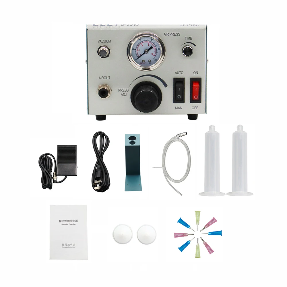 AC 220V Foot-Operated Pecision Glue Automatic Dispenser Industrial Manual Dispensing Machine with Pressure Gauge
AC 220V Foot-Operated Pecision Glue Automatic Dispenser Industrial Manual Dispensing Machine with Pressure Gauge