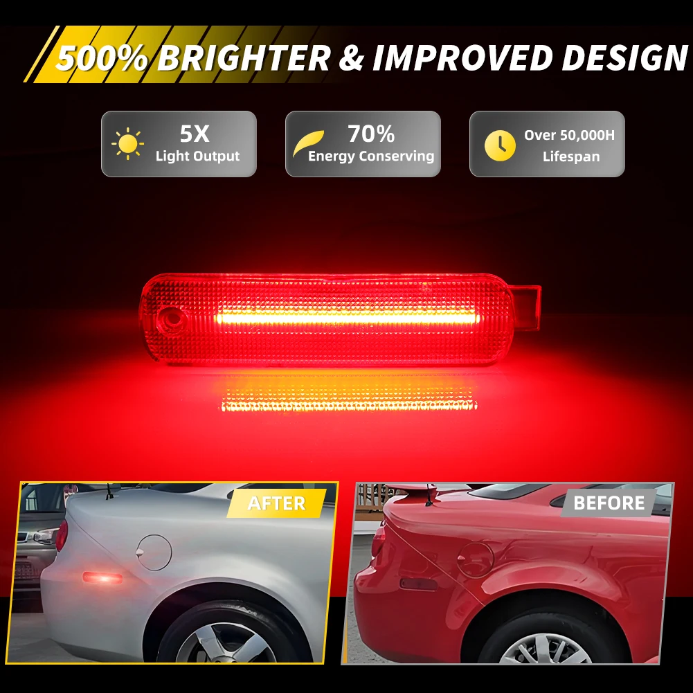2PCS For 2005 2006 2007 2008 2009 2010 Chevrolet Cobalt 2007-2010 Pontiac G5 Rear Reflector Fender Light Side Marker Light W/LED
2PCS For 2005 2006 2007 2008 2009 2010 Chevrolet Cobalt 2007-2010 Pontiac G5 Rear Reflector Fender Light Side Marker Light W/LED