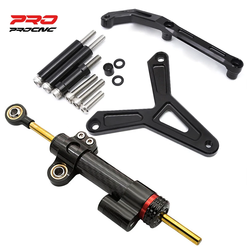 For YAMAHA Tracer 900 GT 2021-2023 Carbon Motorcycle Steering Damper CNC Aluminum Stabilizer Bracket Mounting Support Kit
For YAMAHA Tracer 900 GT 2021-2023 Carbon Motorcycle Steering Damper CNC Aluminum Stabilizer Bracket Mounting Support Kit