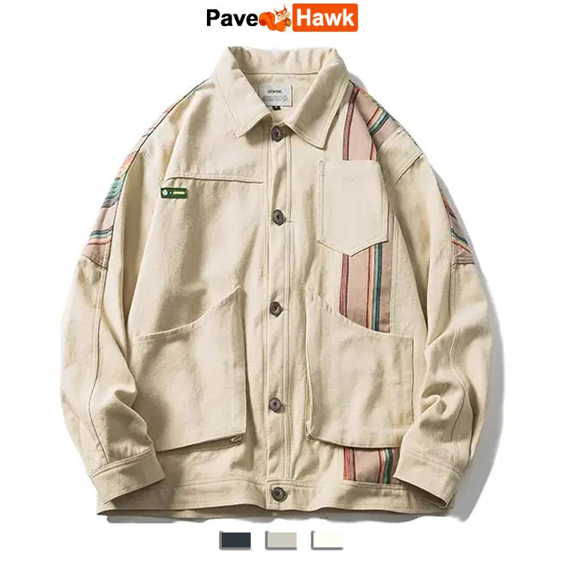 Japanese Vintage Patchwork Jacket Men Fashion Streetwear Jacket Varsity Vintage Bomber Windbreaker Spring Autumn Outwear Unisex
Japanese Vintage Patchwork Jacket Men Fashion Streetwear Jacket Varsity Vintage Bomber Windbreaker Spring Autumn Outwear Unisex