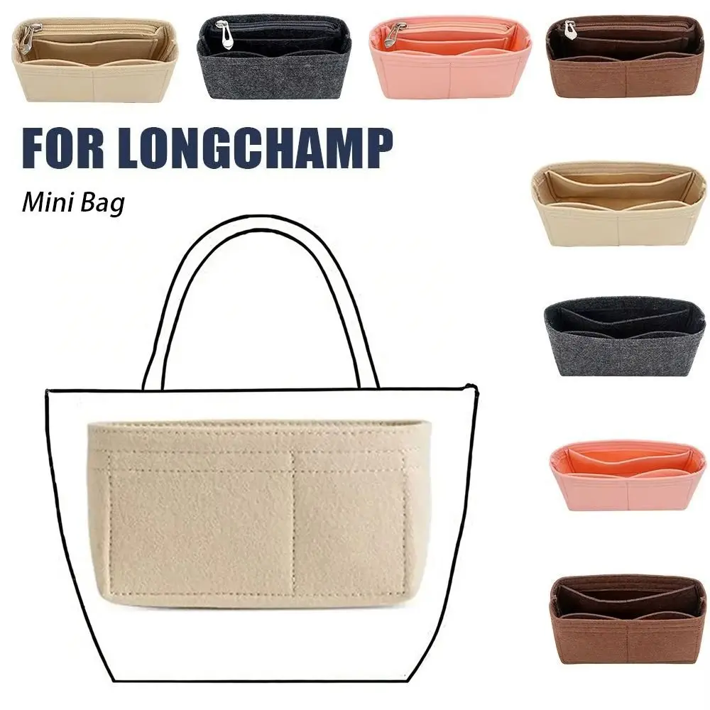 1Pcs New Storage Bags Insert Bag Felt Multi-Pocket Linner Bag Travel Portable Bag Organizer for Longchamp Mini Bag
1Pcs New Storage Bags Insert Bag Felt Multi-Pocket Linner Bag Travel Portable Bag Organizer for Longchamp Mini Bag