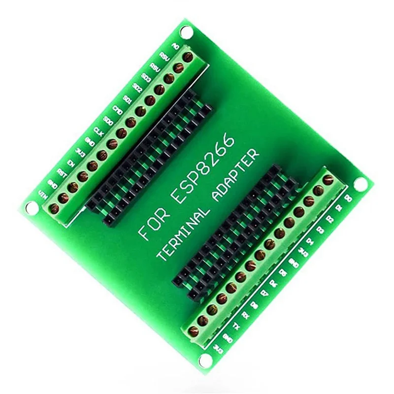 Коммутационная плата DIGIT-3X ESP8266 Плата расширения ESP8266 GPIO 1 в 2 для 38 контактов ESP8266 ESP-12E Плата разработки Nodemcu 
Коммутационная плата DIGIT-3X ESP8266 Плата расширения ESP8266 GPIO 1 в 2 для 38 контактов ESP8266 ESP-12E Плата разработки Nodemcu