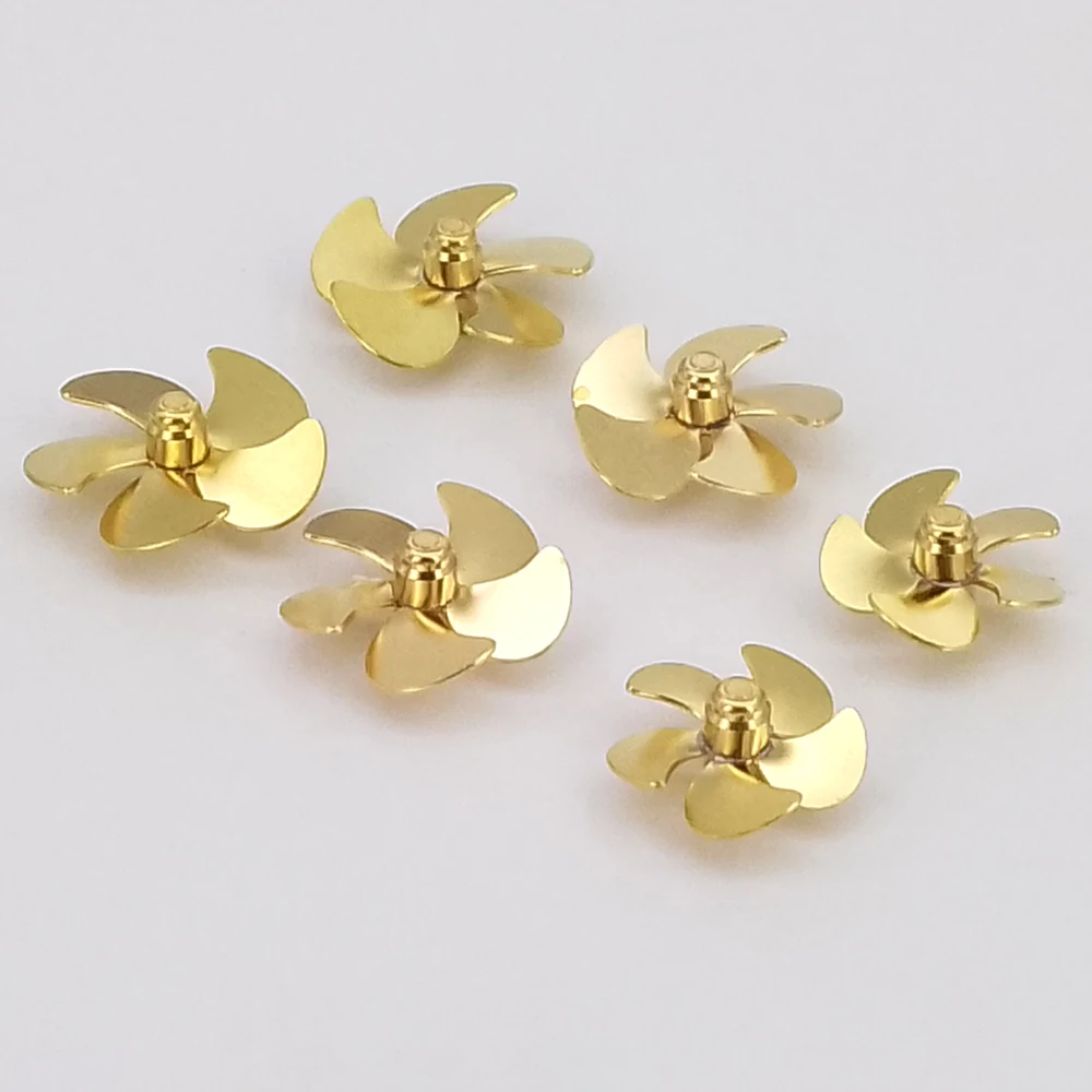 RC Boat Propeller 5-Blades 24mm 28mm 30mm M3 Copper Prop for RC Boat Scale Marine Battleship Aircraft Carrier Tug Fishing boat
RC Boat Propeller 5-Blades 24mm 28mm 30mm M3 Copper Prop for RC Boat Scale Marine Battleship Aircraft Carrier Tug Fishing boat