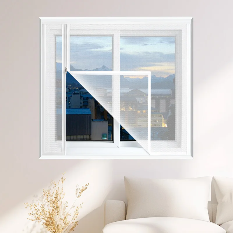 White, non-standard size, self-adhesive mosquito net with lightning lock, window net with zipper, suitable for mosquito control.
White, non-standard size, self-adhesive mosquito net with lightning lock, window net with zipper, suitable for mosquito control.