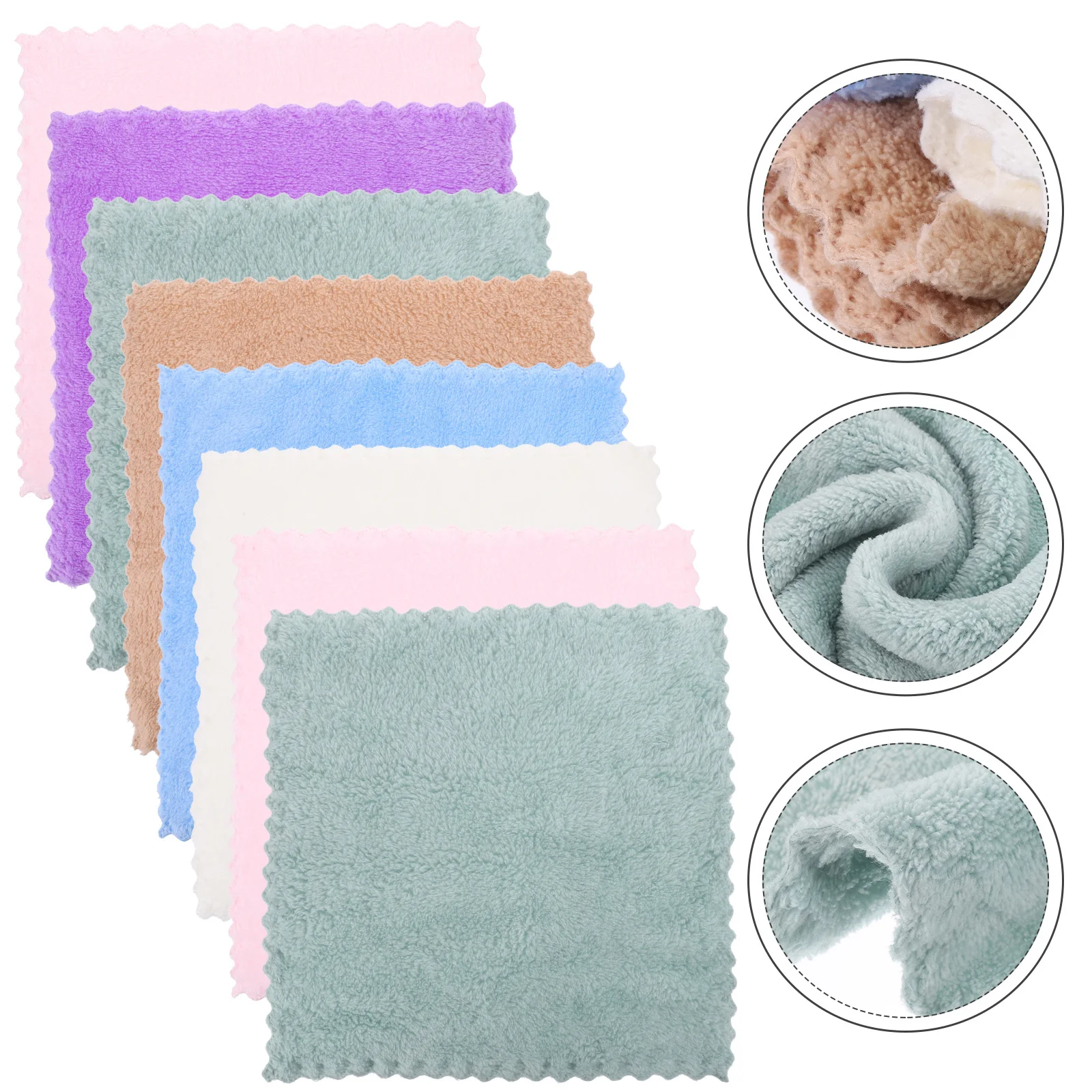 8Pcs Small Towel Square Household Water Absorption Multifunctional Kitchen Bathroom Soft Long Lasting Small Towel
8Pcs Small Towel Square Household Water Absorption Multifunctional Kitchen Bathroom Soft Long Lasting Small Towel