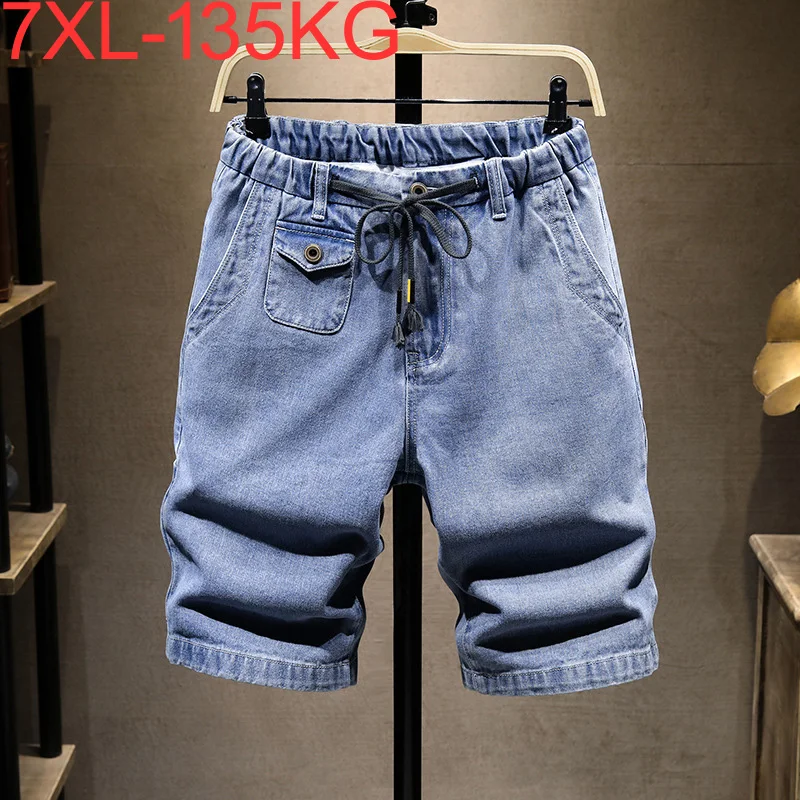 Summer Men'S Slim Denim Shorts Plus Size 7xl Casual Fashion Loose Stretch All-Match Jeans Male High-End Brand Five-Point Pants
Summer Men'S Slim Denim Shorts Plus Size 7xl Casual Fashion Loose Stretch All-Match Jeans Male High-End Brand Five-Point Pants