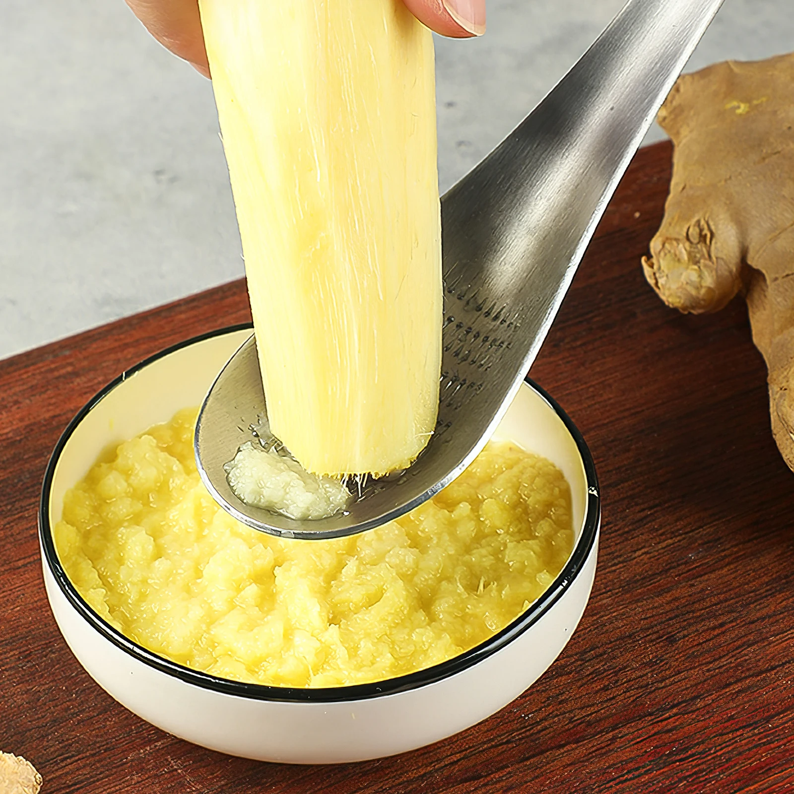 2pcs Stainless Steel Grinder Multipurpose Garlic Ginger Sweet Potato Crusher Masher Tool Mincer Manual Grinding Spoon
2pcs Stainless Steel Grinder Multipurpose Garlic Ginger Sweet Potato Crusher Masher Tool Mincer Manual Grinding Spoon