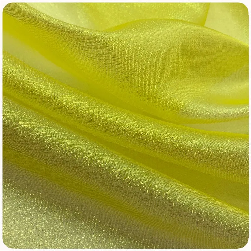 Phantom Color Golden 65g Linen seven-color organza fabric gauze clothing toy accessories shoe material
Phantom Color Golden 65g Linen seven-color organza fabric gauze clothing toy accessories shoe material