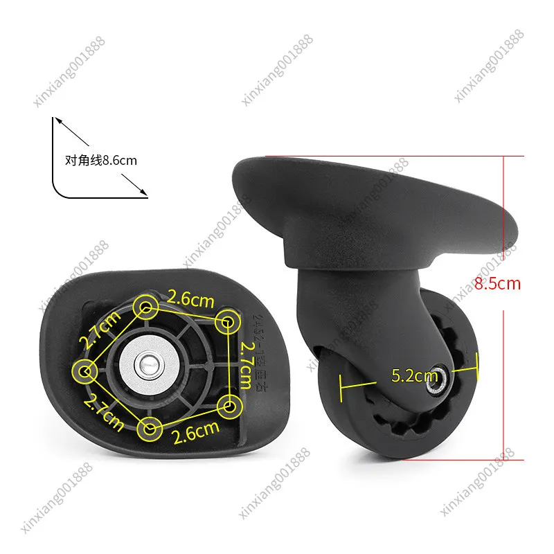 For GALADAY K056A 2452-1 Luggage Wheels Universal Spinner Casters Travel Suitcase Replacement Repair Parts
For GALADAY K056A 2452-1 Luggage Wheels Universal Spinner Casters Travel Suitcase Replacement Repair Parts