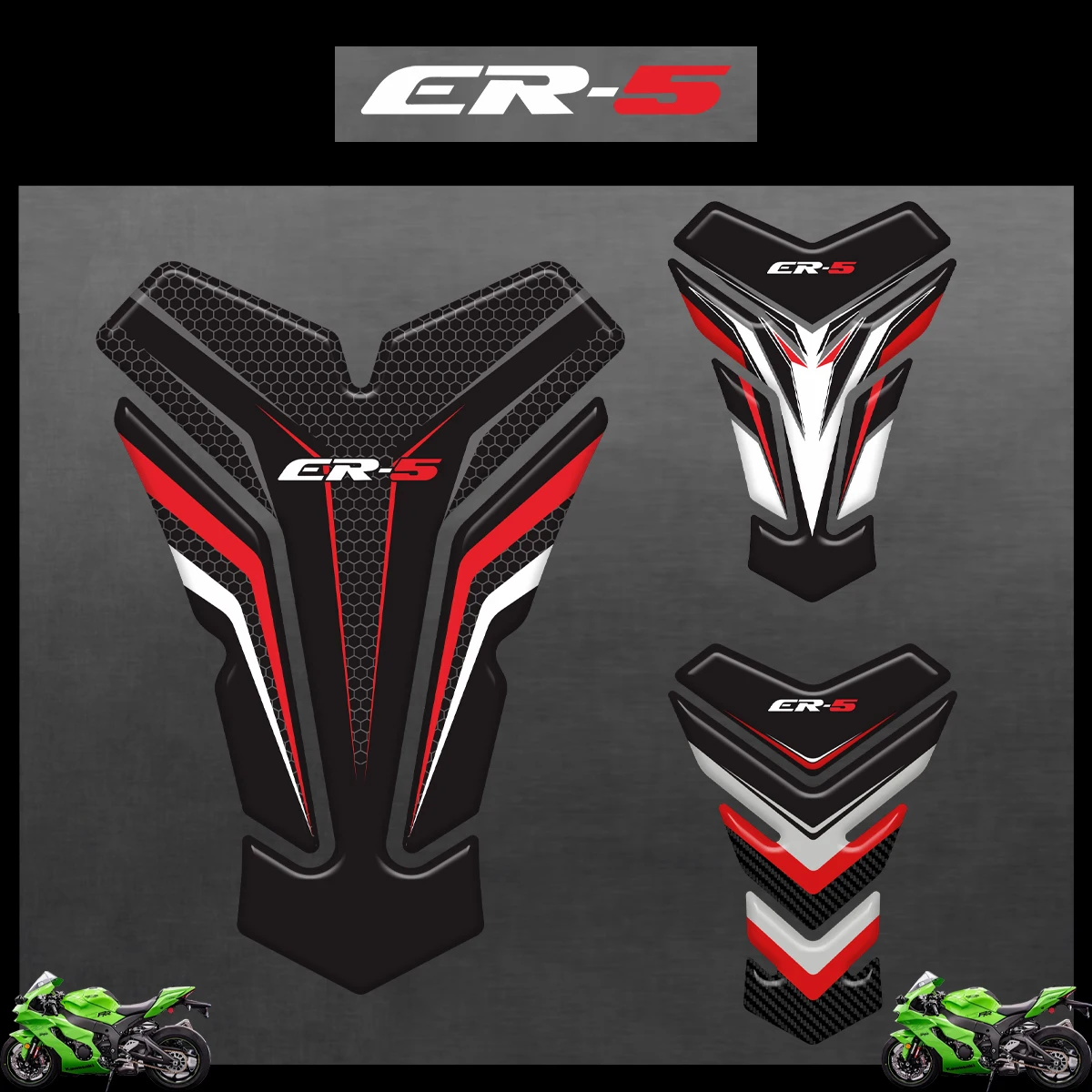 3D защитные наклейки на бак мотоцикла для Kawasaki ER-5 ER5 ER500
3D защитные наклейки на бак мотоцикла для Kawasaki ER-5 ER5 ER500