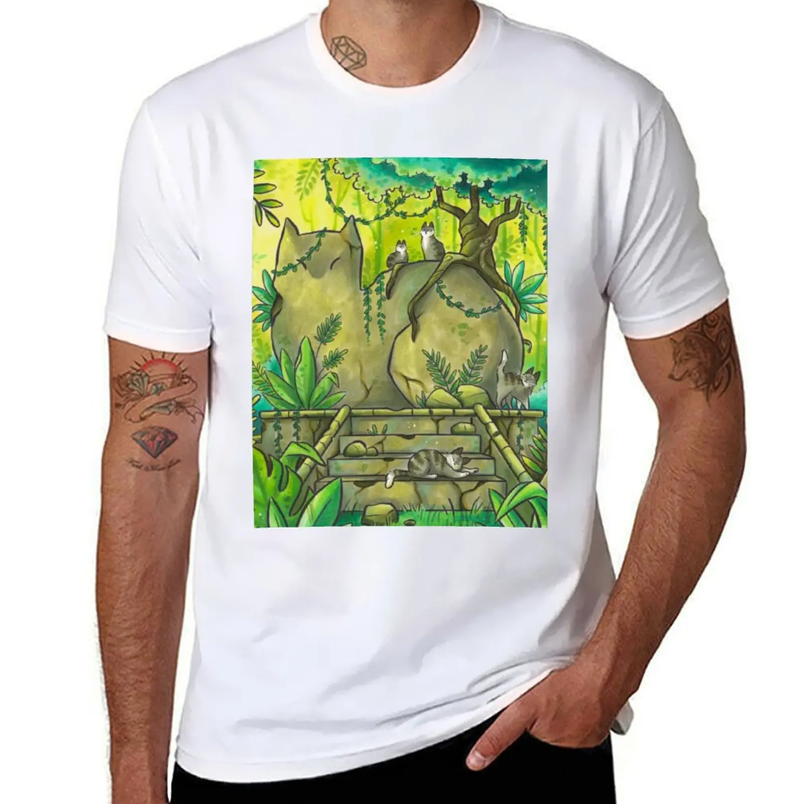 Jungle Cat Ruins T-Shirt man t shirt summer man t shirt designer t shirt for man 100 percent cotton T-Shirt
Jungle Cat Ruins T-Shirt man t shirt summer man t shirt designer t shirt for man 100 percent cotton T-Shirt