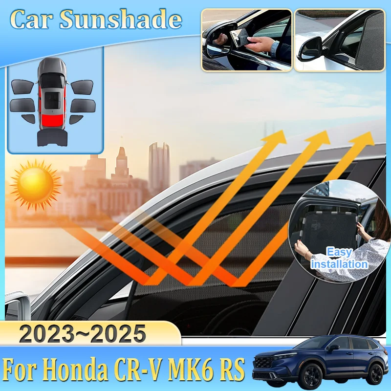 Car Window Sunshade For Honda CR-V MK6 RS ZC8 e:PHEV e:FCEV 2023 2024 2025 Visor Mesh UV Protection Shade Blind Auto Accessories
Car Window Sunshade For Honda CR-V MK6 RS ZC8 e:PHEV e:FCEV 2023 2024 2025 Visor Mesh UV Protection Shade Blind Auto Accessories