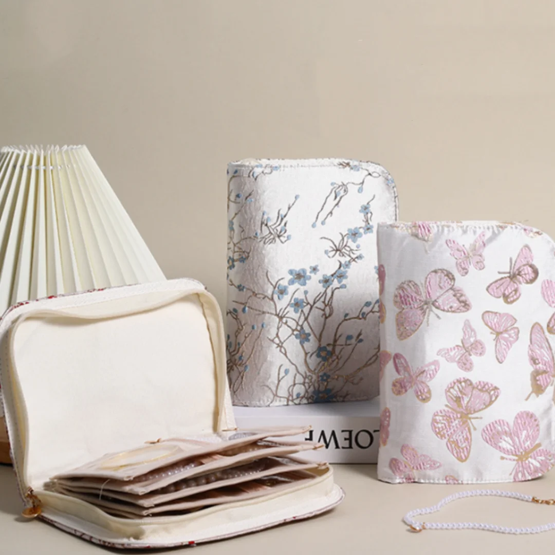 Jewelry Organizer Book Binder with Zipper Pockets Butterfly Design Travel Jewelry Storage Bag for Rings Earrings Bracelets
Jewelry Organizer Book Binder with Zipper Pockets Butterfly Design Travel Jewelry Storage Bag for Rings Earrings Bracelets