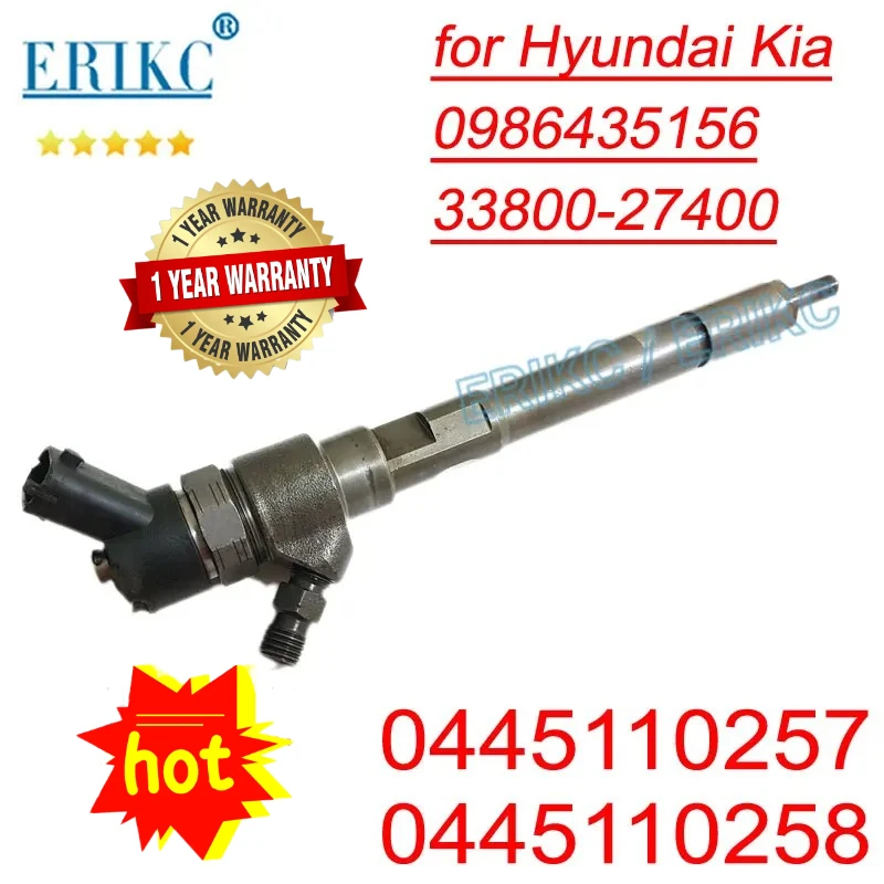 0445110257 33800-27400 Diesel Injector 0445110258 Sprayer Nozzle 3380027400 0986435156 for HYUNDAI KIA 33800 27400
0445110257 33800-27400 Diesel Injector 0445110258 Sprayer Nozzle 3380027400 0986435156 for HYUNDAI KIA 33800 27400