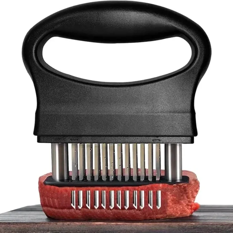 Набор из 48 лезвий: Премиальный ручной инструмент для размягчения мяса из нержавеющей стали для домашней кухни и барбекю, молоток для мяса, нож-игла для стейков
Набор из 48 лезвий: Премиальный ручной инструмент для размягчения мяса из нержавеющей стали для домашней кухни и барбекю, молоток для мяса, нож-игла для стейков