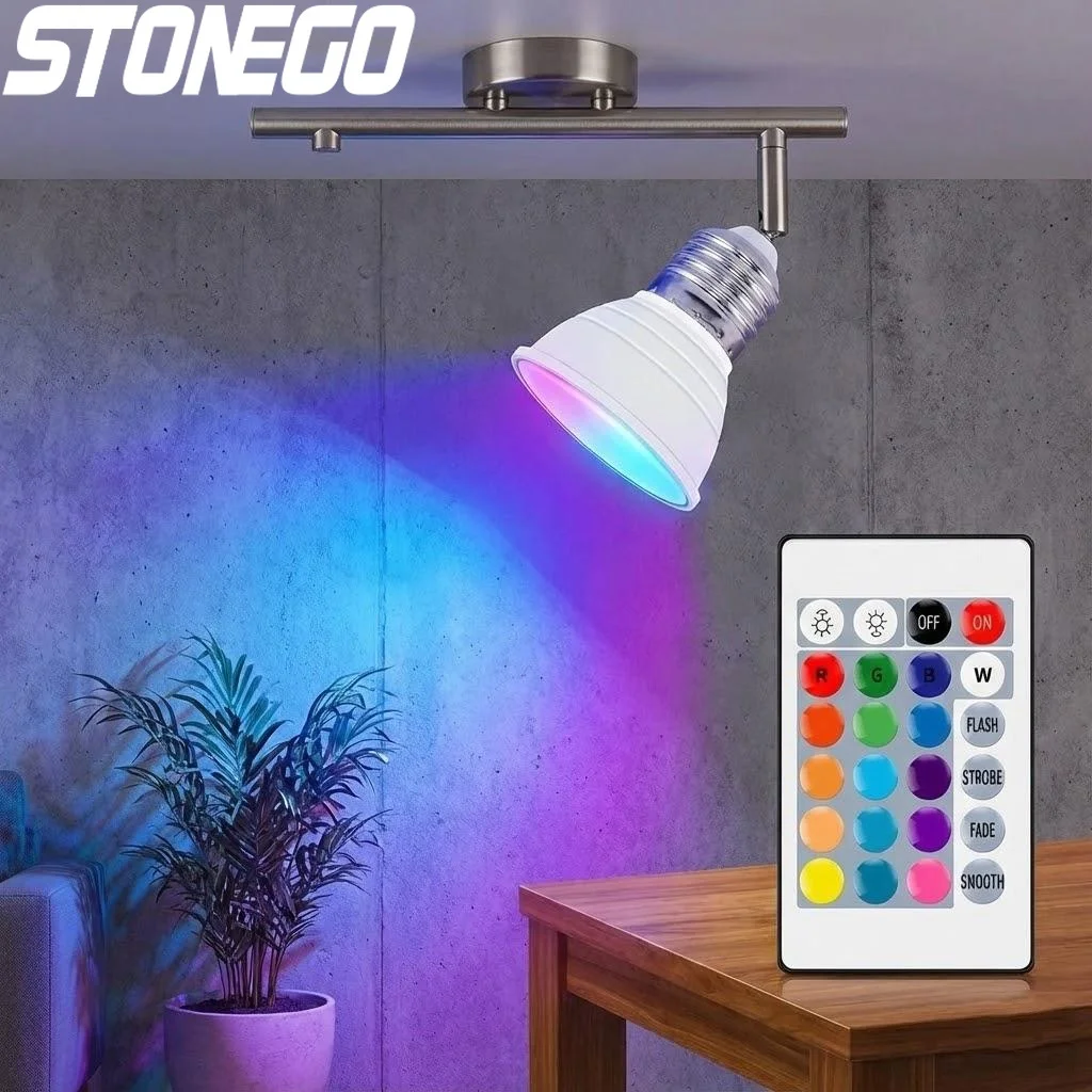 Светодиодная умная RGB-лампа с пультом дистанционного управления, регулируемая, разноцветная, для потолочных светильников, домашнего декора, энергосберегающая
Светодиодная умная RGB-лампа с пультом дистанционного управления, регулируемая, разноцветная, для потолочных светильников, домашнего декора, энергосберегающая