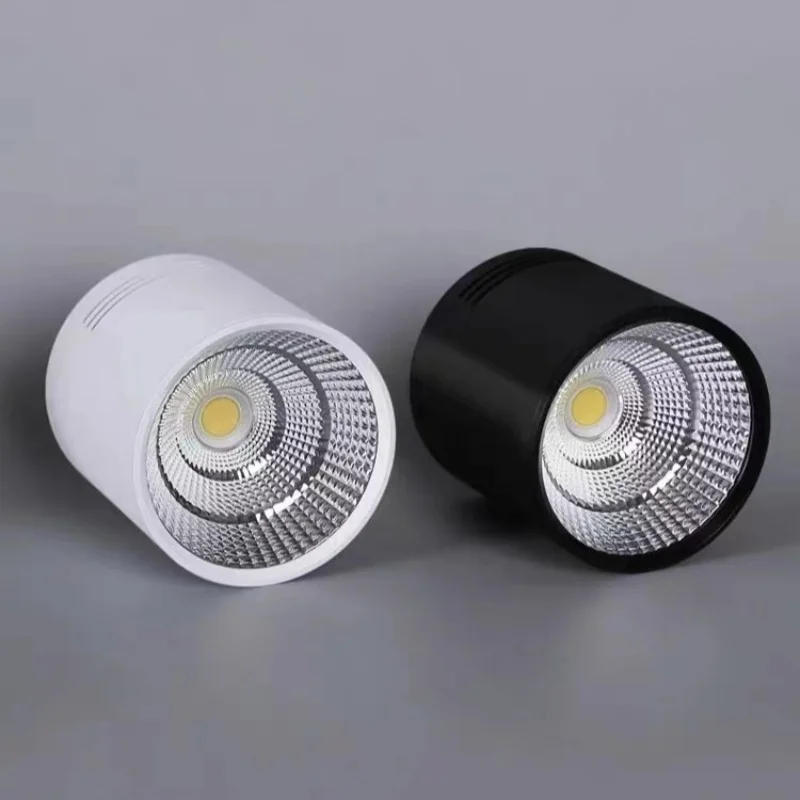 Ceiling light COB open-mounted downlight AC85-265V Dimmable circular spotlights LED indoor lighting sky lights
Ceiling light COB open-mounted downlight AC85-265V Dimmable circular spotlights LED indoor lighting sky lights