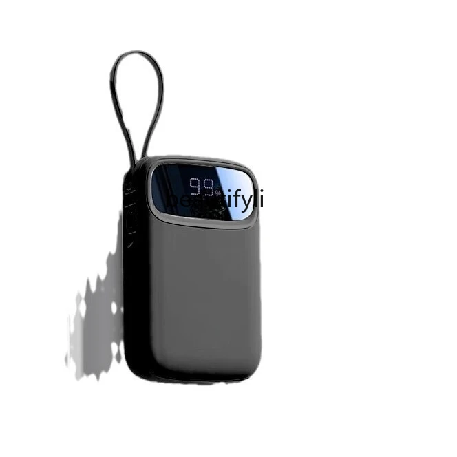 Large-capacity fast charging power bank with its own cable, small and portable mobile power supply
Large-capacity fast charging power bank with its own cable, small and portable mobile power supply