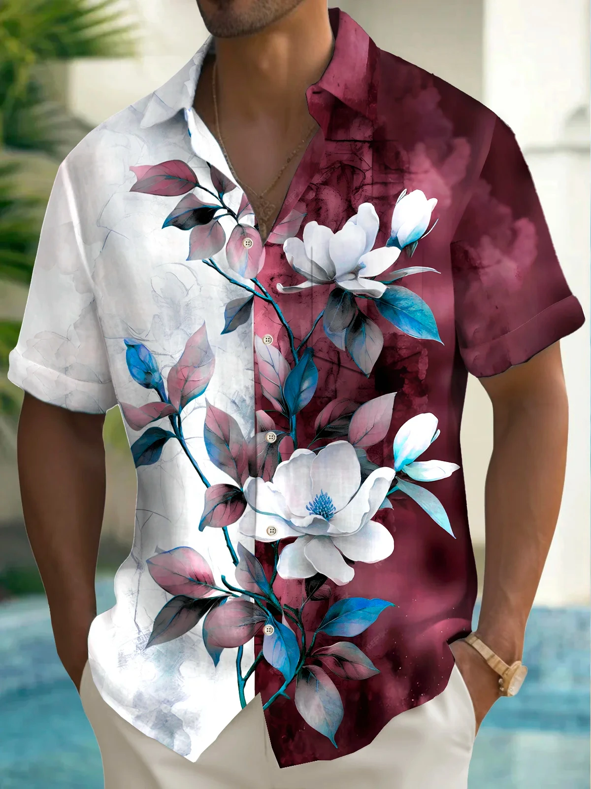 Men's Shirt Short Sleeve Vintage Floral Multicolor Printed Button Shirt Summer Beach Shirt Camping Shirt Men Short Sleeve Shirt
Men's Shirt Short Sleeve Vintage Floral Multicolor Printed Button Shirt Summer Beach Shirt Camping Shirt Men Short Sleeve Shirt