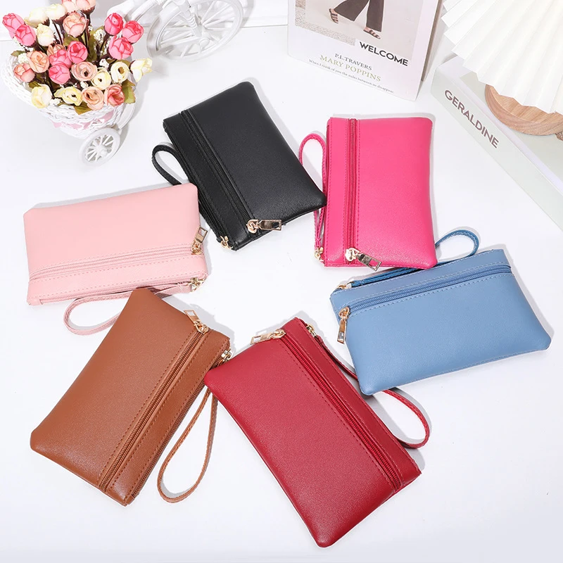 Women's Wallet Large Capacity Coin Purse Soft Leather Wallets For Woman Card Holder Double Zipper Coin Bag Female Clutch Purses
Women's Wallet Large Capacity Coin Purse Soft Leather Wallets For Woman Card Holder Double Zipper Coin Bag Female Clutch Purses