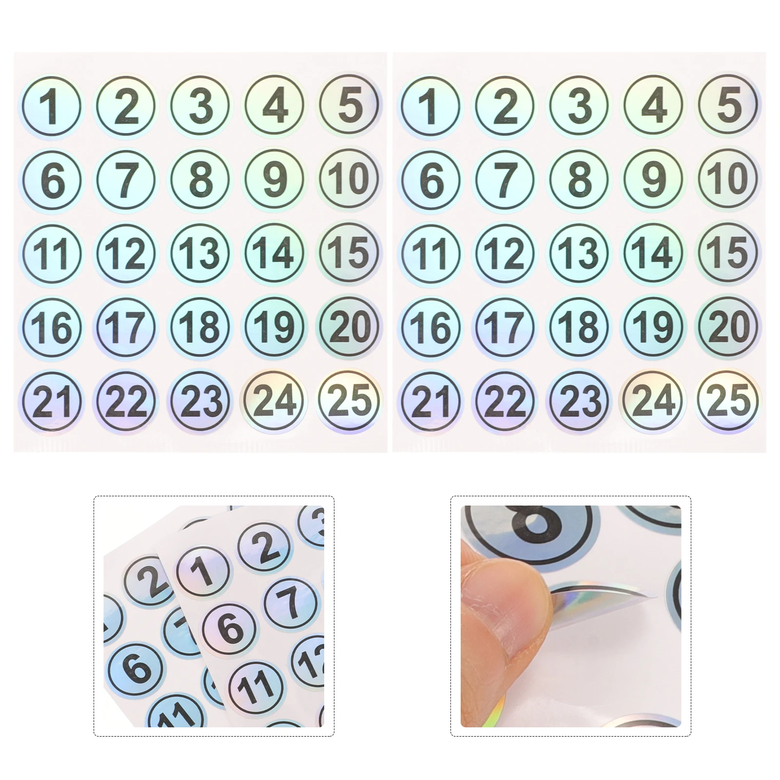 2 Sheets Numbered Stickers Round Digital Labels for Classification PVC Waterproof Adhesive Small Size Identification Gym Locker
2 Sheets Numbered Stickers Round Digital Labels for Classification PVC Waterproof Adhesive Small Size Identification Gym Locker