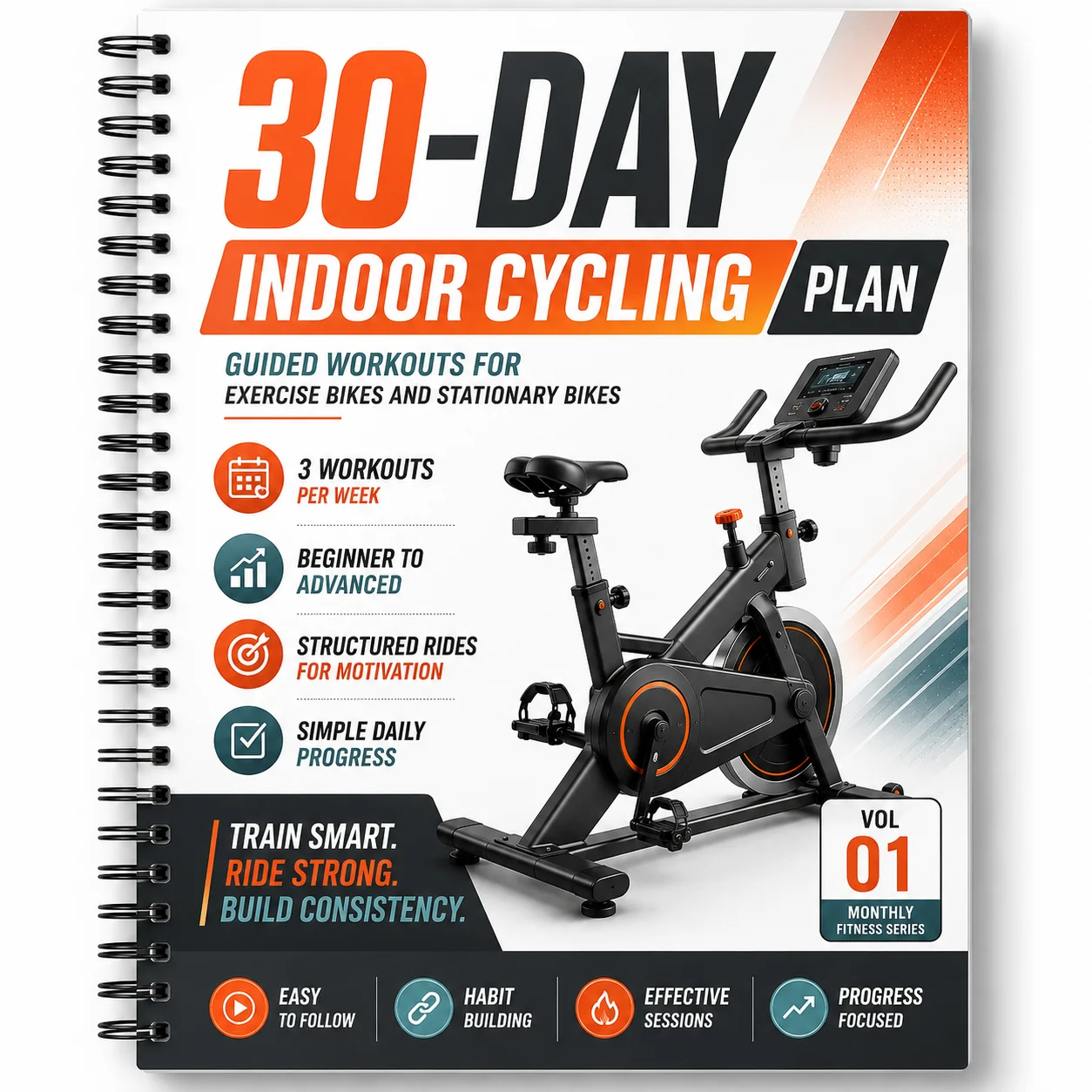 30 Day Structured Cycling Plan Designed for indoor cycling and stationary bike workouts, helping users follow a clear monthly
30 Day Structured Cycling Plan Designed for indoor cycling and stationary bike workouts, helping users follow a clear monthly