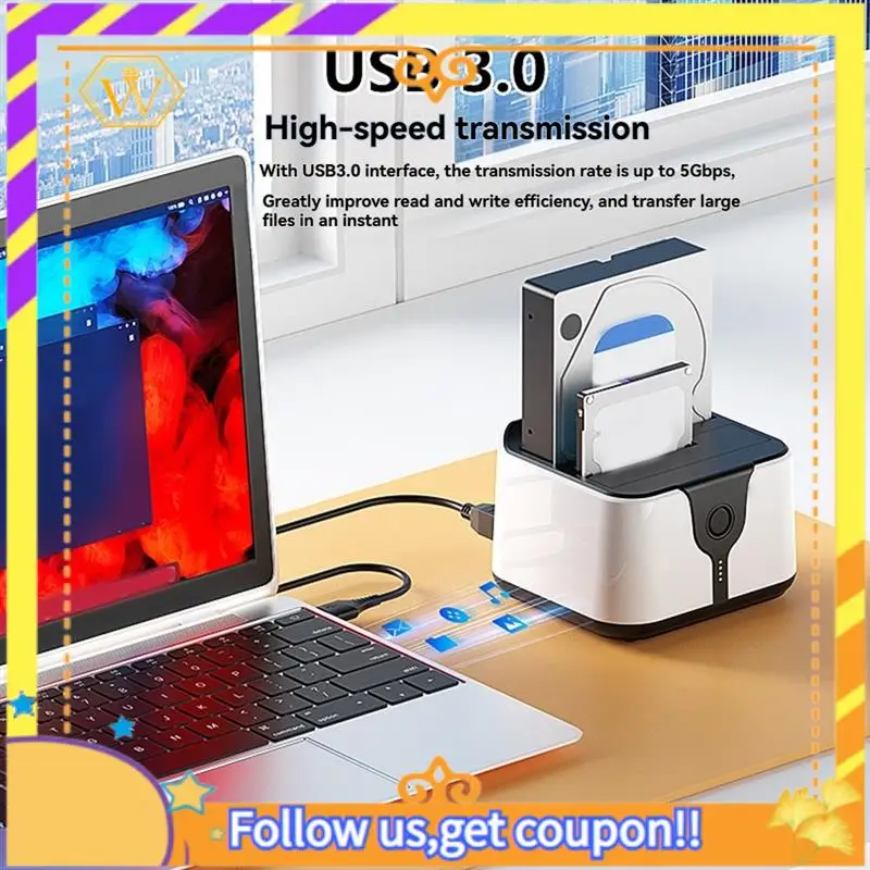 Новейший корпус внешнего жесткого диска SSD 2,5/3,5 дюйма, корпус SATA-USB 3.0 HDD, док-станция с двумя отсеками для жесткого диска, вилка стандарта США
Новейший корпус внешнего жесткого диска SSD 2,5/3,5 дюйма, корпус SATA-USB 3.0 HDD, док-станция с двумя отсеками для жесткого диска, вилка стандарта США