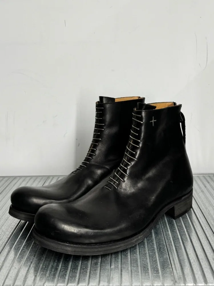 Japanese-style Men Dark-style Short Ankle Boots Soft Leather Rear Zipper Work Boots Vintage Distressed Chelsea Boots
Japanese-style Men Dark-style Short Ankle Boots Soft Leather Rear Zipper Work Boots Vintage Distressed Chelsea Boots