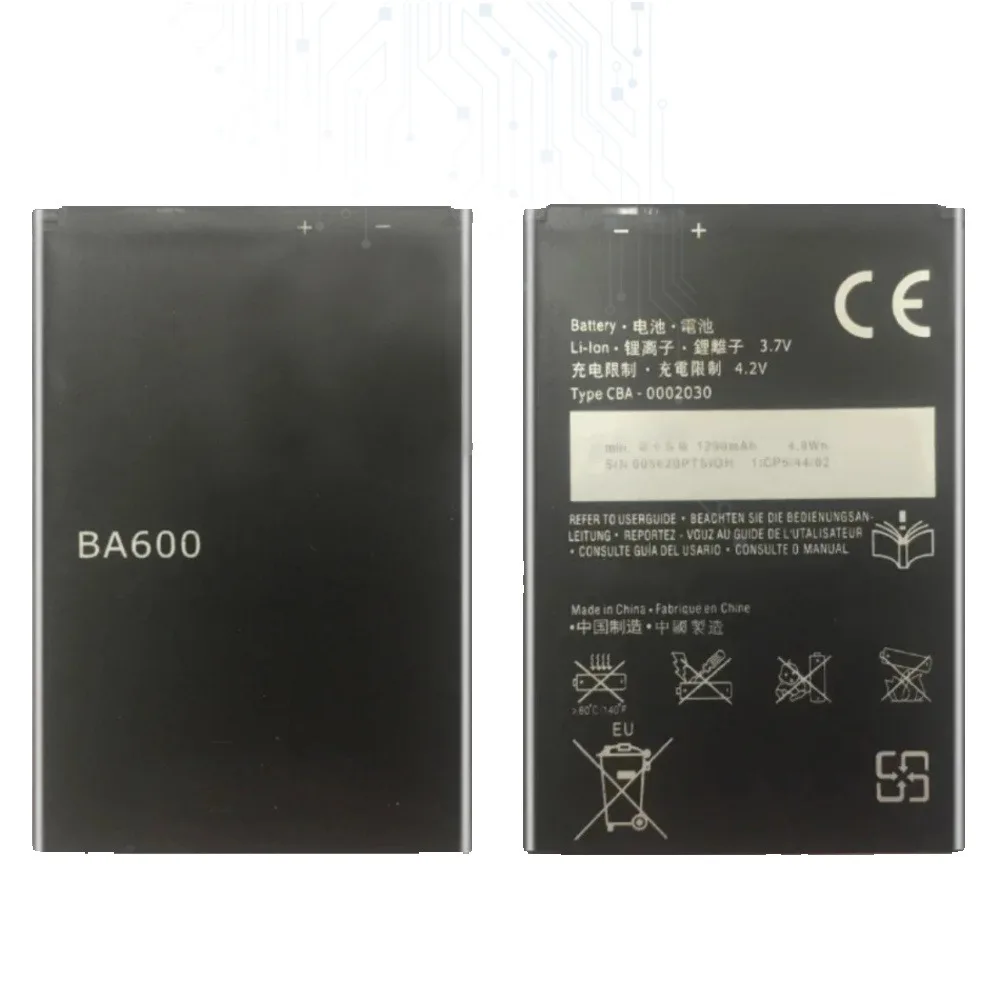 Аккумулятор для сотового телефона BA600 для Sony Xperia U ST25I St25a St25 Kumquat 1290 мАч
Аккумулятор для сотового телефона BA600 для Sony Xperia U ST25I St25a St25 Kumquat 1290 мАч