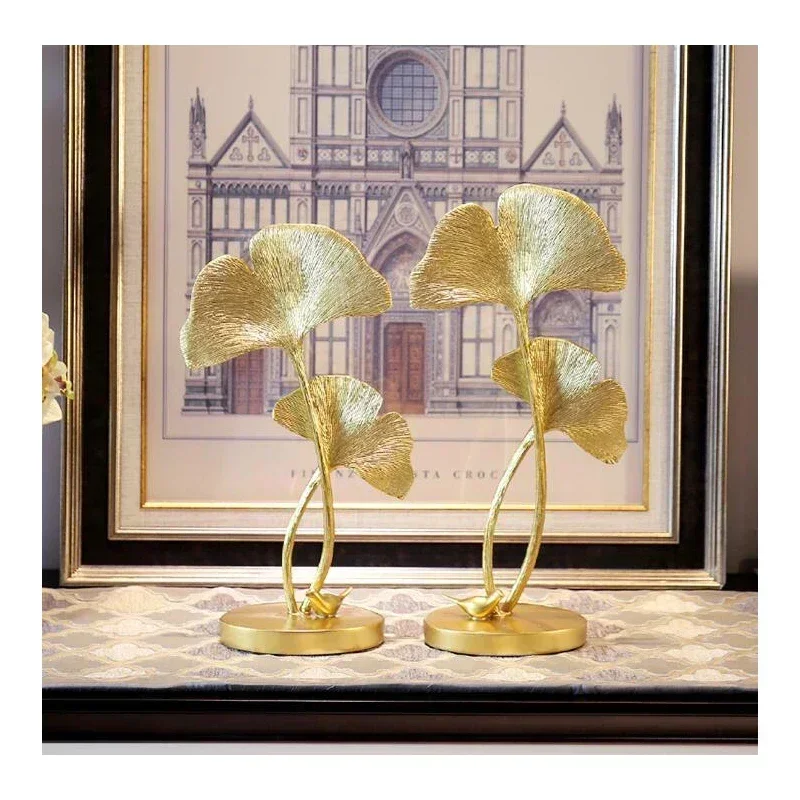 Европейский роскошный золотой орнамент из смолы Ginkgo Biloba, полимерные поделки для украшения дома, офиса, цветов, растений, фигурки, аксессуары
Европейский роскошный золотой орнамент из смолы Ginkgo Biloba, полимерные поделки для украшения дома, офиса, цветов, растений, фигурки, аксессуары