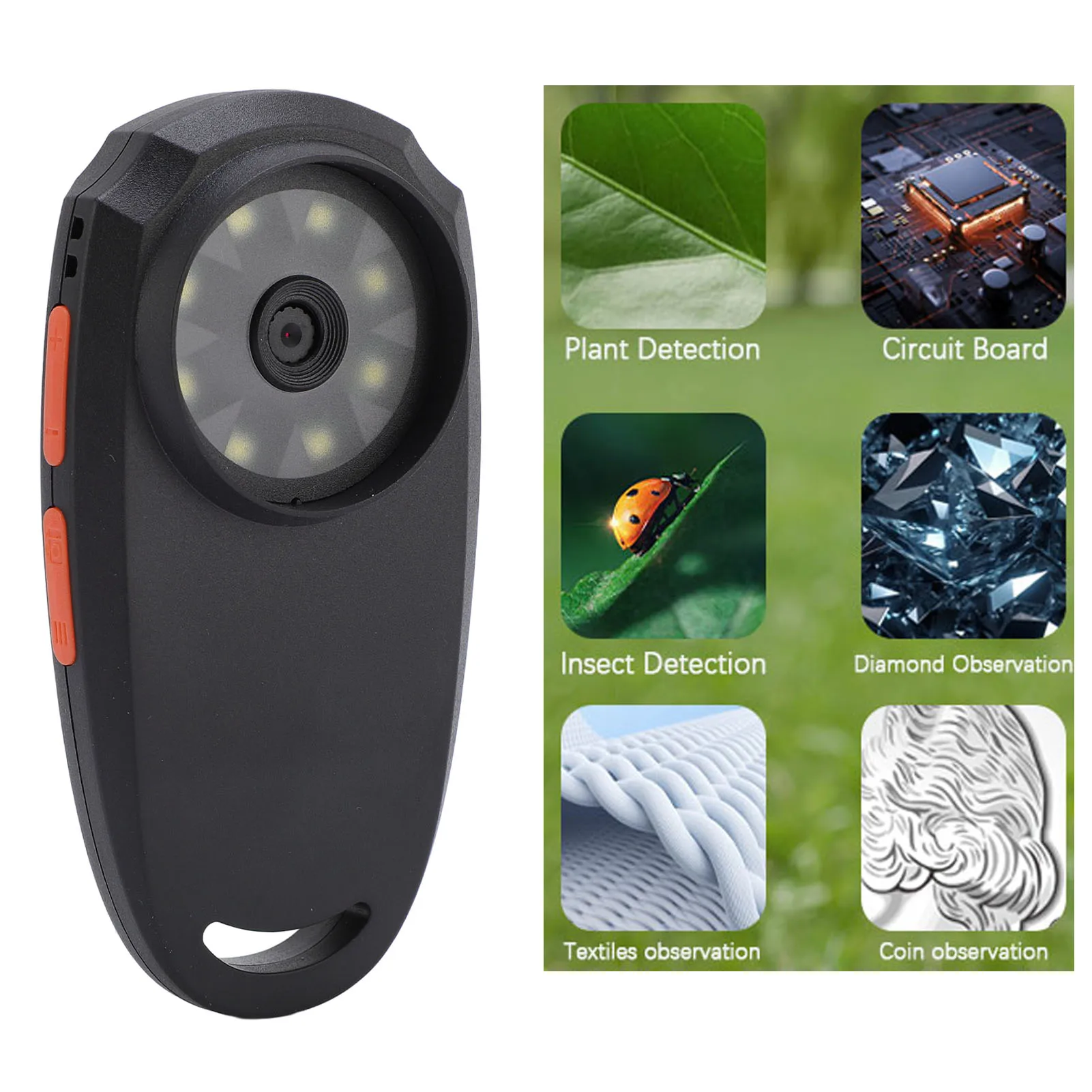 Цифровой микроскоп, ручной цифровой микроскоп со светодиодной подсветкой, 2-мегапиксельный 2-дюймовый экран, цифровая лупа для растений, цветов
Цифровой микроскоп, ручной цифровой микроскоп со светодиодной подсветкой, 2-мегапиксельный 2-дюймовый экран, цифровая лупа для растений, цветов