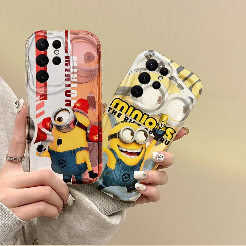 Lovely M-Minions Cartoon Phone Soft Case for Samsung Galaxy S25 S24 S23 S22 Ultra Plus S21 FE A73 A72 A55 A54 TPU Non-Slip Cover
Lovely M-Minions Cartoon Phone Soft Case for Samsung Galaxy S25 S24 S23 S22 Ultra Plus S21 FE A73 A72 A55 A54 TPU Non-Slip Cover