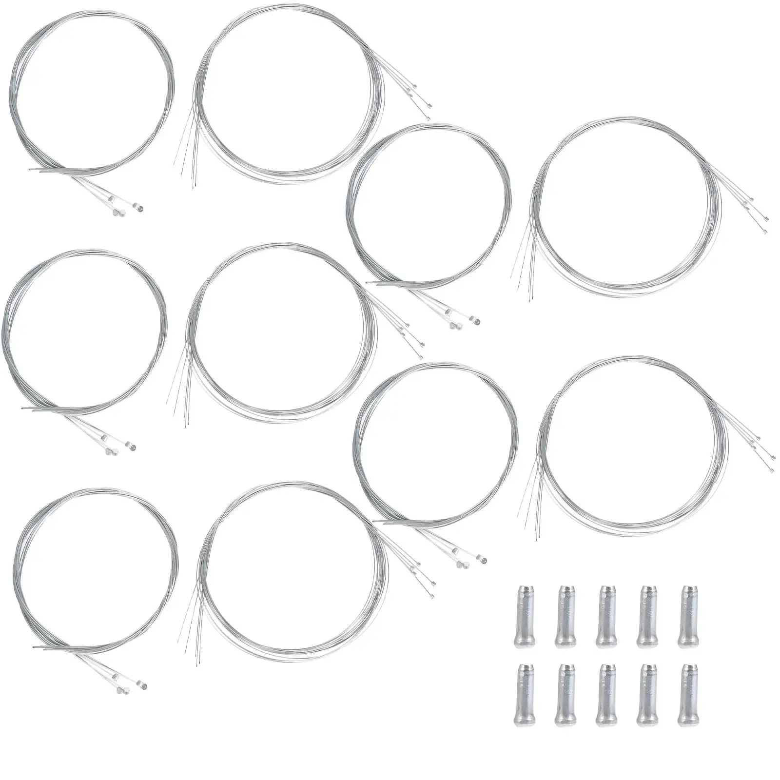 Bicycle Brake Bike Derailleur Cable Cable Kit 5 Set Galvanized Aluminum Core Wire for Mountain Road Bikes Accessories Durable
Bicycle Brake Bike Derailleur Cable Cable Kit 5 Set Galvanized Aluminum Core Wire for Mountain Road Bikes Accessories Durable