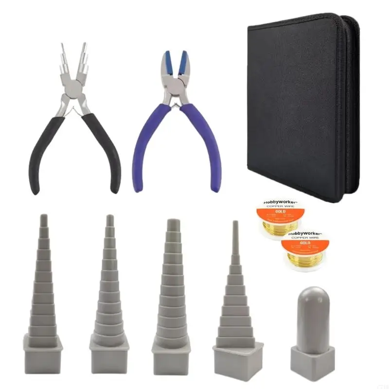 Wire Forming Tools Wire Coiling Tool Set Wire Winding Rod Spring Making Tool Alloy Material Jewelry Winding Tool for DIY
Wire Forming Tools Wire Coiling Tool Set Wire Winding Rod Spring Making Tool Alloy Material Jewelry Winding Tool for DIY