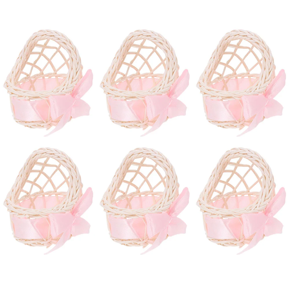 6 Pcs Decorative Flower Basket Miniature Woven Model House Ornament Storage Baskets Supplies
6 Pcs Decorative Flower Basket Miniature Woven Model House Ornament Storage Baskets Supplies