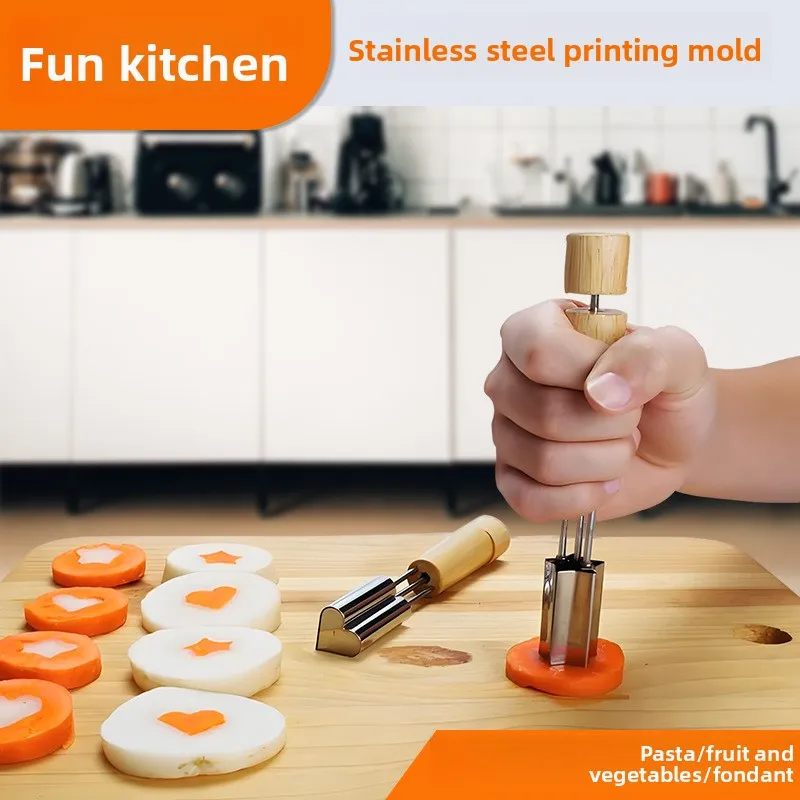 Stainless Steel Cookie Molds - Vegetable and Fruit Pattern Embossing Cutters for Baking DIY
Stainless Steel Cookie Molds - Vegetable and Fruit Pattern Embossing Cutters for Baking DIY