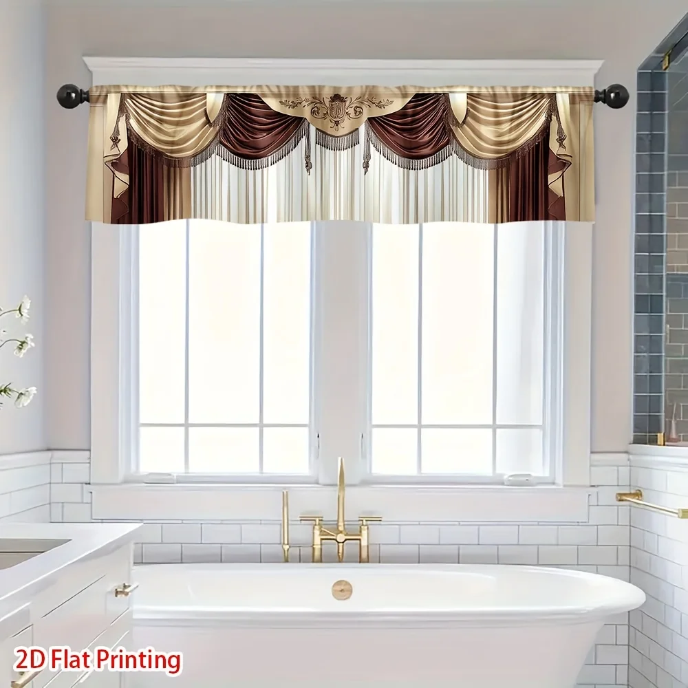 1pc Curtain Valance Curtain Pocket for Rod, Easy to Install for Bathroom, Housewarming, Art Deco Style, Party Decorations
1pc Curtain Valance Curtain Pocket for Rod, Easy to Install for Bathroom, Housewarming, Art Deco Style, Party Decorations