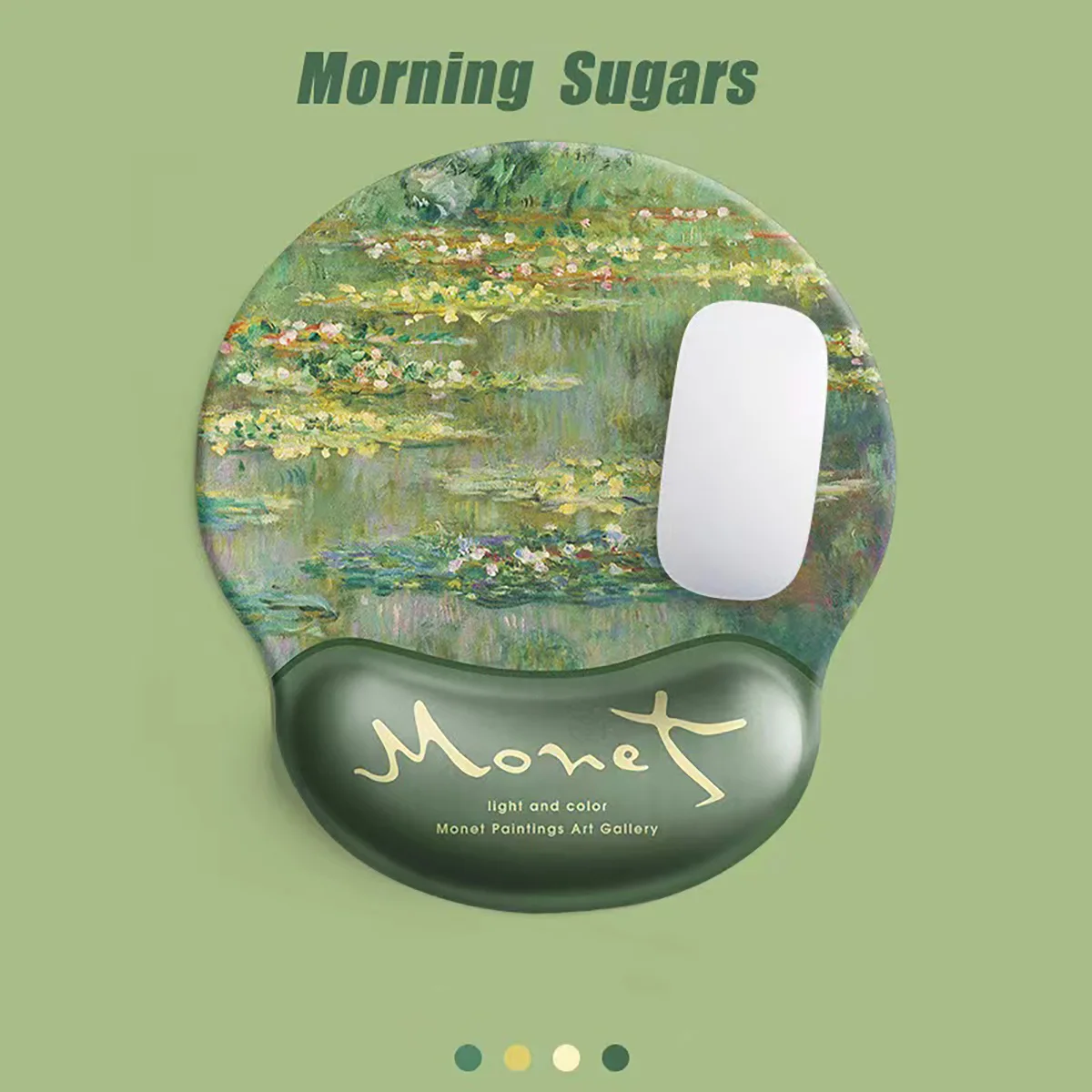 Art Painting Mouse Pad Wrist Support Pad Keyboard Hand Rest Pad Non-Slip Desktop Office Mouse Pad Green Keyboard Pad
Art Painting Mouse Pad Wrist Support Pad Keyboard Hand Rest Pad Non-Slip Desktop Office Mouse Pad Green Keyboard Pad