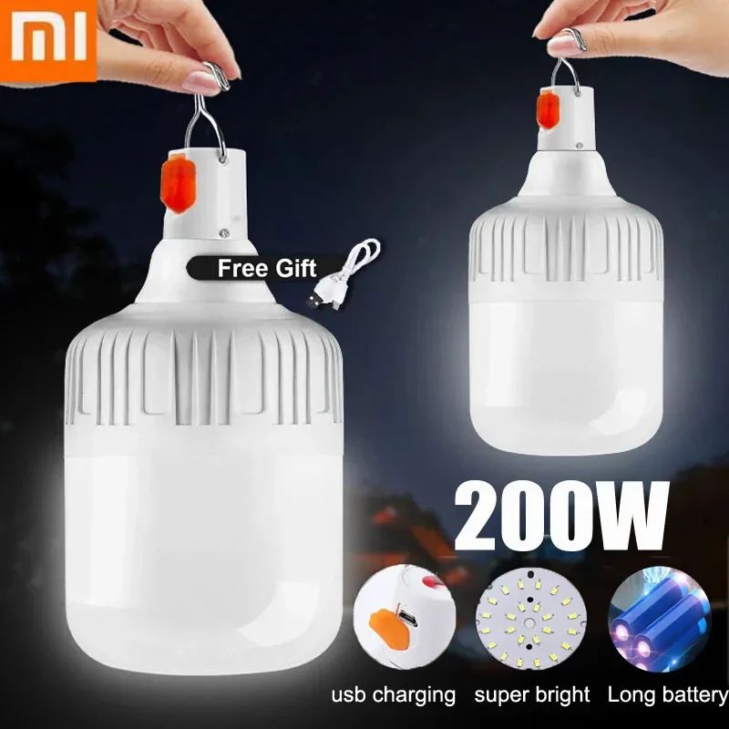 Portable Camping Lantern USB Rechargeable Flashlight Light Bulb Powerful Battery Tent Lamp Outdoor Emergency Lighting
Portable Camping Lantern USB Rechargeable Flashlight Light Bulb Powerful Battery Tent Lamp Outdoor Emergency Lighting