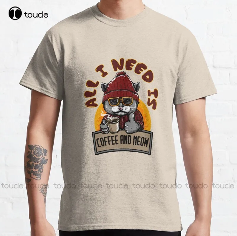 New All I Need Is Coffee And Meow 2 Classic T-Shirt Cotton Tee Shirt Woman Shirts Custom Aldult Teen Unisex Fashion Funny New
New All I Need Is Coffee And Meow 2 Classic T-Shirt Cotton Tee Shirt Woman Shirts Custom Aldult Teen Unisex Fashion Funny New