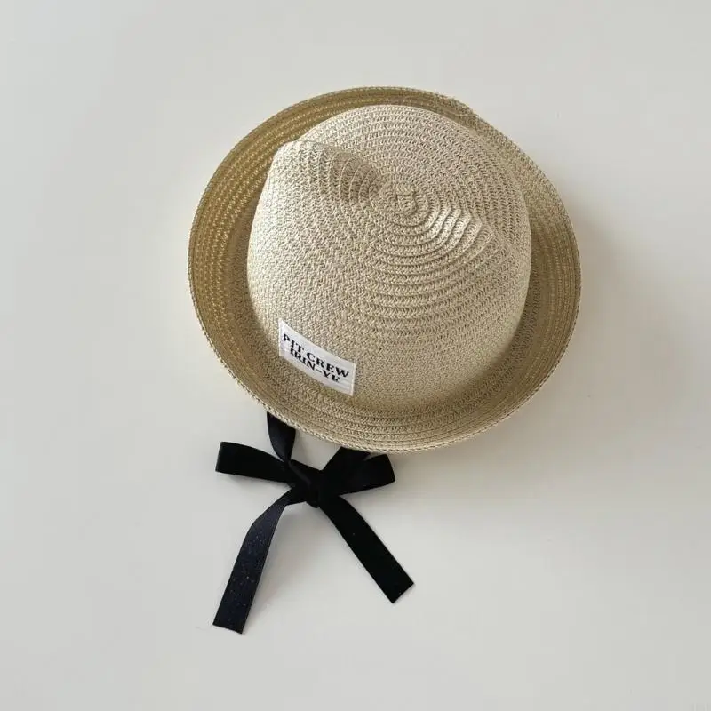95AE Детская солнцезащитная шляпа с регулируемым ремешком Модная соломенная шляпа Легкая детская шляпа
95AE Детская солнцезащитная шляпа с регулируемым ремешком Модная соломенная шляпа Легкая детская шляпа
