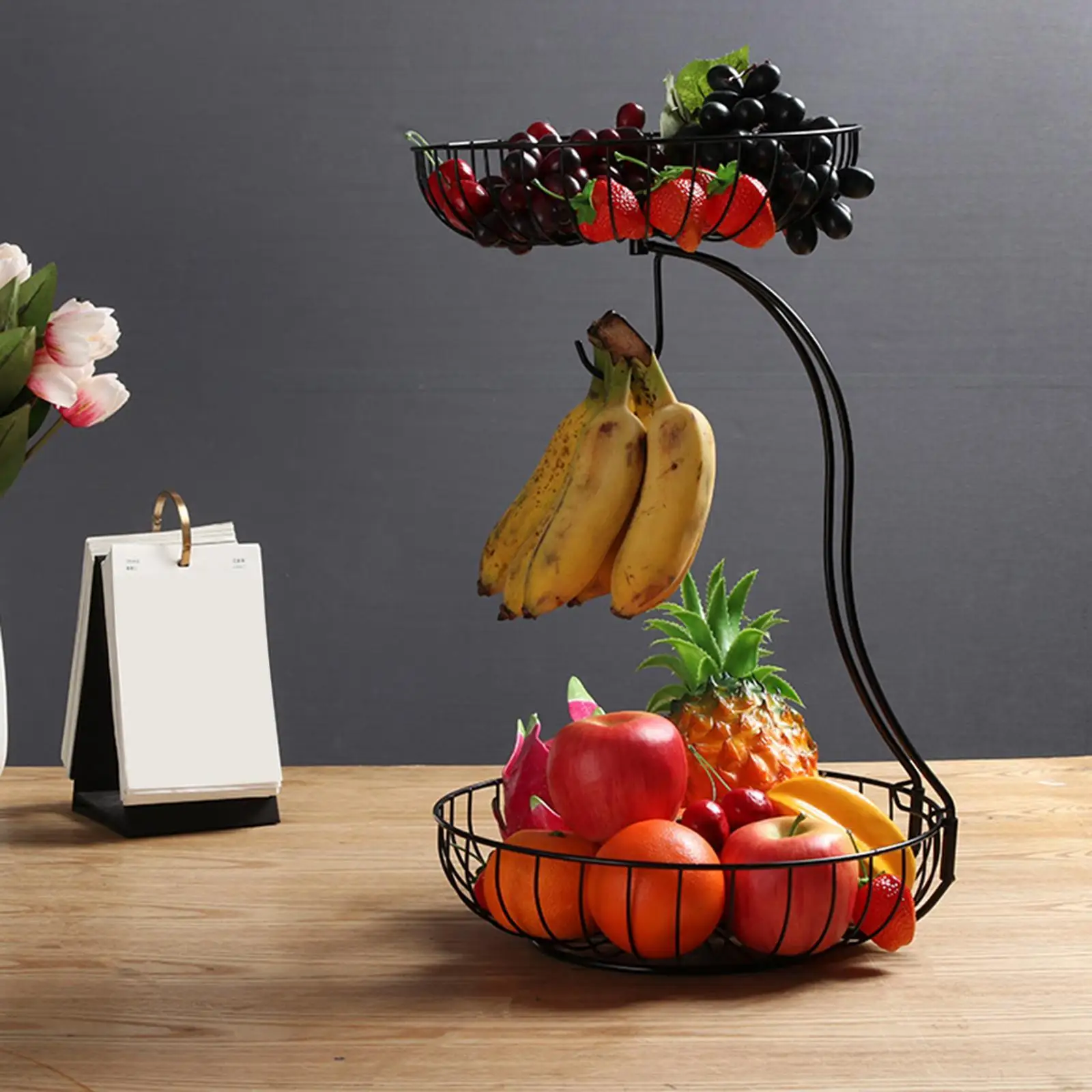 Fruit Basket 2 Tier Sturdy Vegetable Basket Organizer Fruit Stand Fruit Holder for Dinning Table Bread Snack Vegetables Produce
Fruit Basket 2 Tier Sturdy Vegetable Basket Organizer Fruit Stand Fruit Holder for Dinning Table Bread Snack Vegetables Produce
