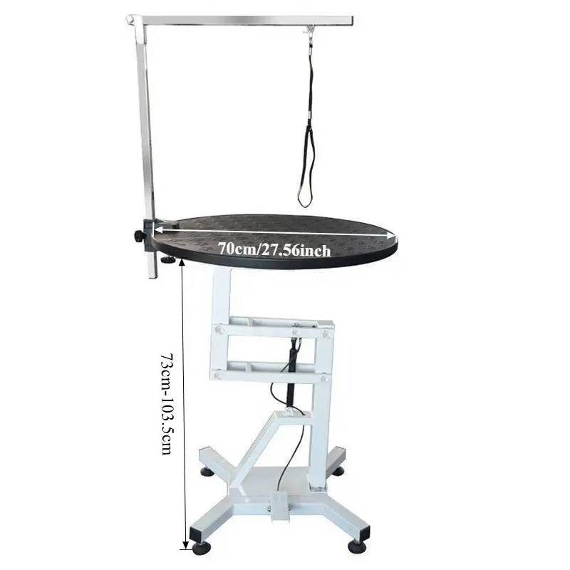 70cm Width Electrical Round Lighting Table Air Lifting Plastic Dog Grooming Table with Animal Pattern for Pet Care
70cm Width Electrical Round Lighting Table Air Lifting Plastic Dog Grooming Table with Animal Pattern for Pet Care