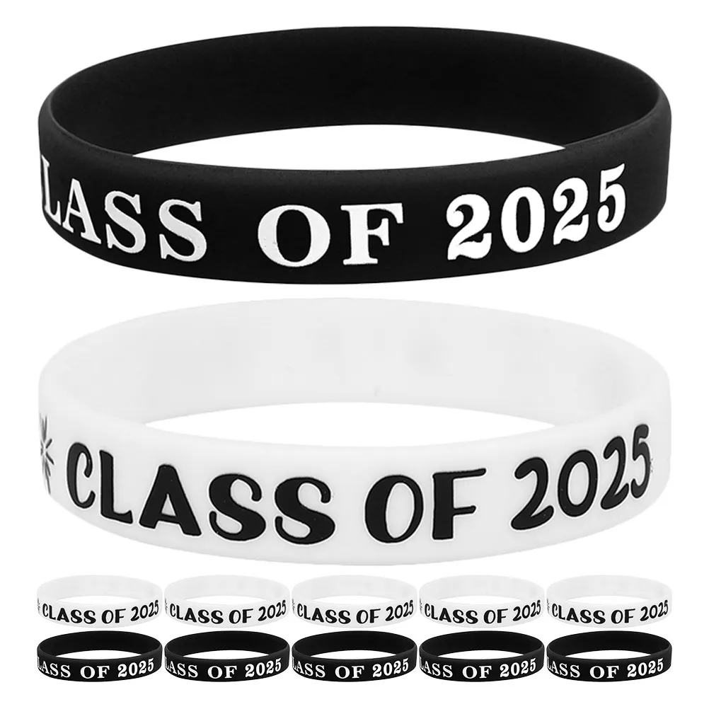 12Pcs Silicone Graduation Wristbands Class of 2025 Suitable for Kindergarten Preschool Graduation Party Stretch Bracelets
12Pcs Silicone Graduation Wristbands Class of 2025 Suitable for Kindergarten Preschool Graduation Party Stretch Bracelets