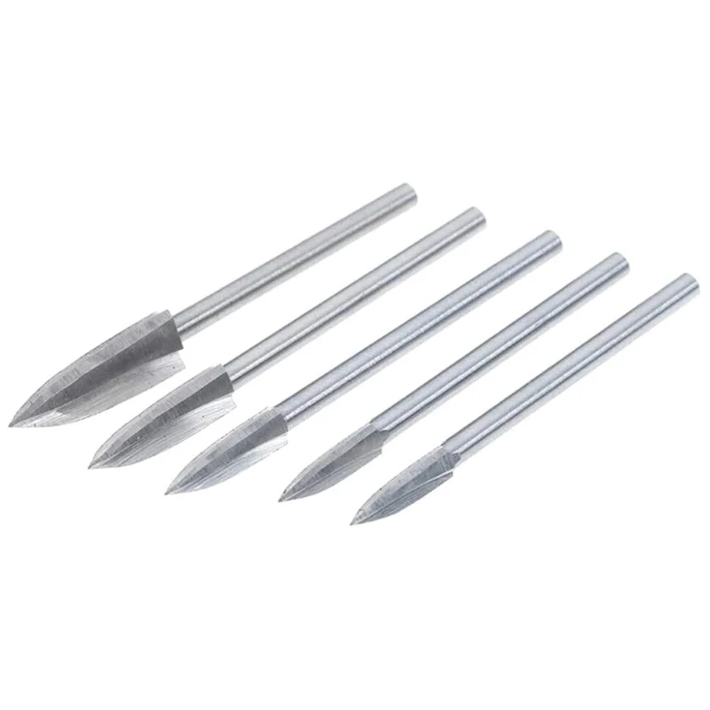 5pcs/set 3mm Shank Carving Engraving Drill Bit Milling Cutter Knife HSS for Sharp Edges Woodworking Tools Dropship
5pcs/set 3mm Shank Carving Engraving Drill Bit Milling Cutter Knife HSS for Sharp Edges Woodworking Tools Dropship