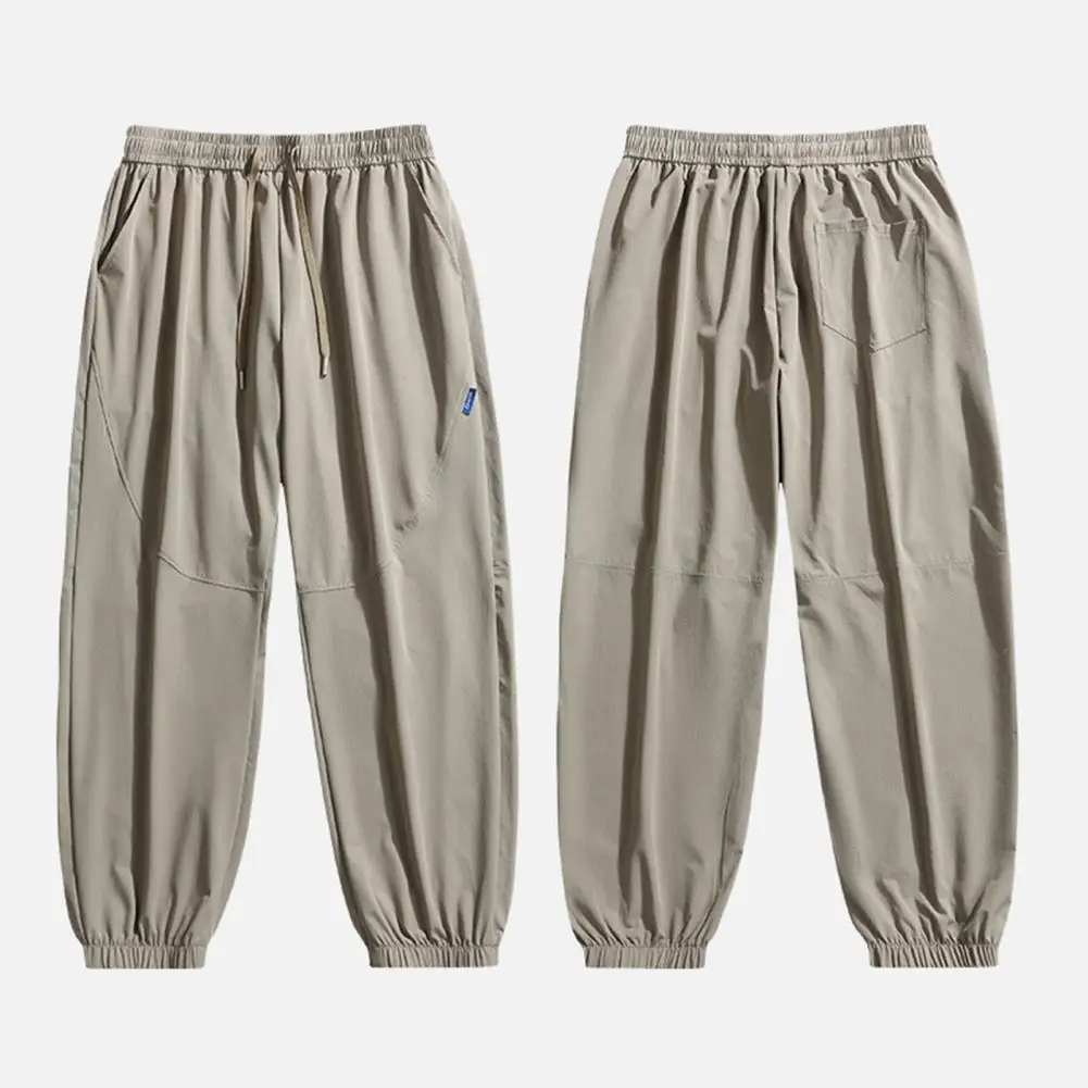 Adjustable Waist Trousers Men Elastic Waistband Pants Quick-drying Men's Sport Pants with Side Pockets Drawstring for Jogging
Adjustable Waist Trousers Men Elastic Waistband Pants Quick-drying Men's Sport Pants with Side Pockets Drawstring for Jogging